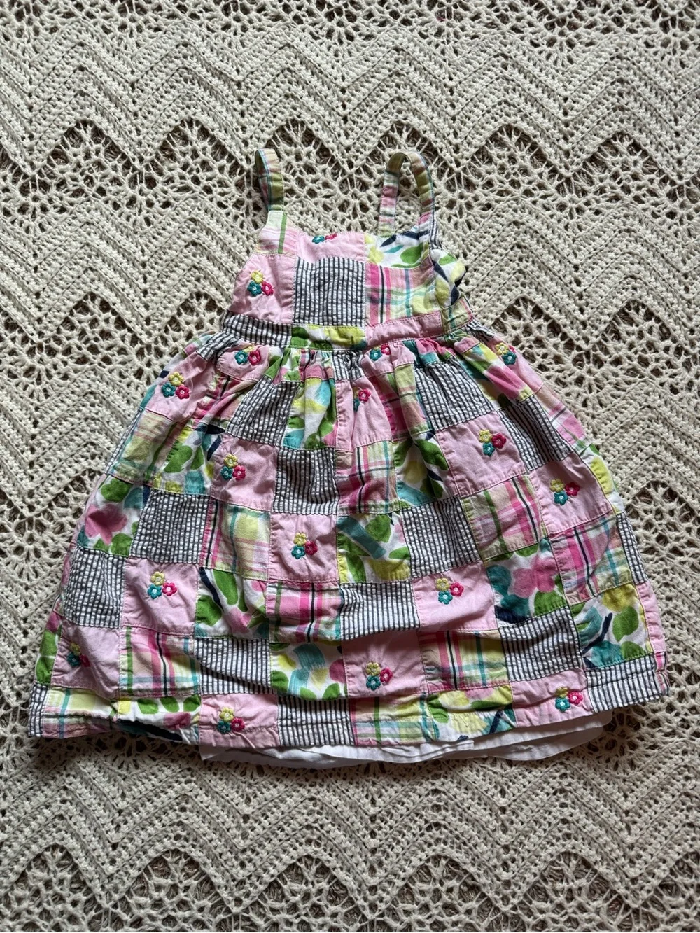 Y2K Gymboree Matching Set Girl 3T Floral Frog Summer Outfit Tunic Top Shorts